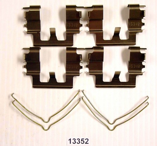 Better Brake Parts Disc Brake Hardware Kit P/N:13352K