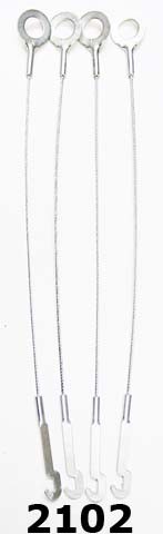 Better Brake Parts Drum Brake Self-Adjuster Cable P/N:2102K