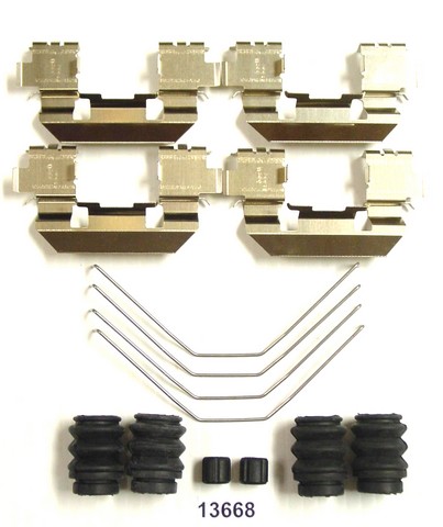 Better Brake Parts Disc Brake Hardware Kit P/N:13668K