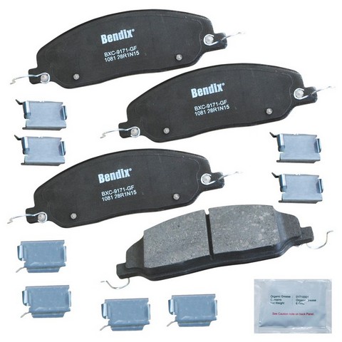 BENDIX PRIORITY 1 Disc Brake Pad Set P/N:CFC1081