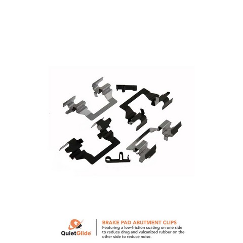 FVP Brake Hardware Disc Brake Caliper Abutment Service Kit,Disc Brake Hardware Kit P/N:FHP1160