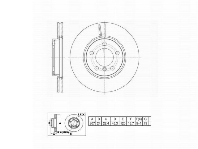 FVP Brake Drums & Rotors Disc Brake Rotor P/N:6621299