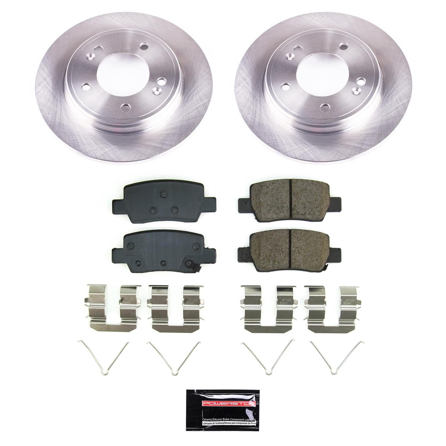 PowerStop Disc Brake Pad and Rotor / Drum Brake Shoe and Drum Kit P/N:K15486DK-26