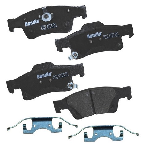 BENDIX PRIORITY 1 Disc Brake Pad Set P/N:CFC1498