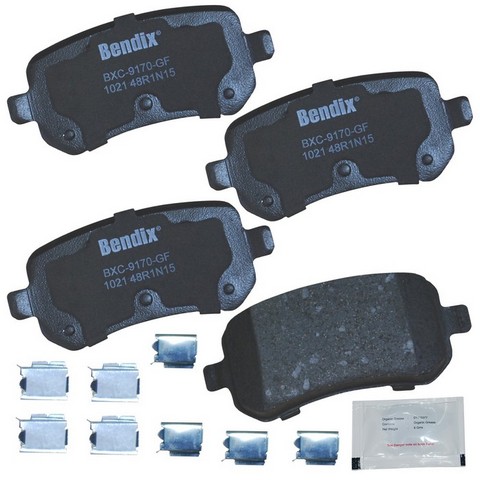BENDIX PRIORITY 1 Disc Brake Pad Set P/N:CFC1021