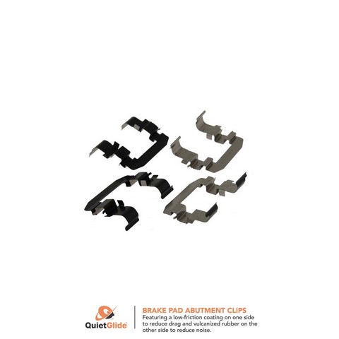 FVP Brake Hardware Disc Brake Caliper Abutment Service Kit,Disc Brake Hardware Kit P/N:FHP1301