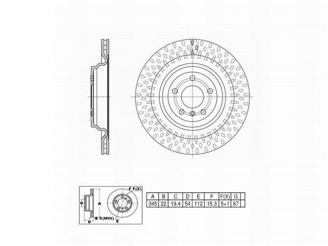FVP Brake Drums & Rotors Disc Brake Rotor P/N:6621587