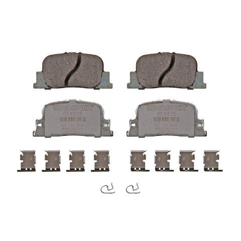 Wagner Brake Disc Brake Pad Set P/N:OEX835