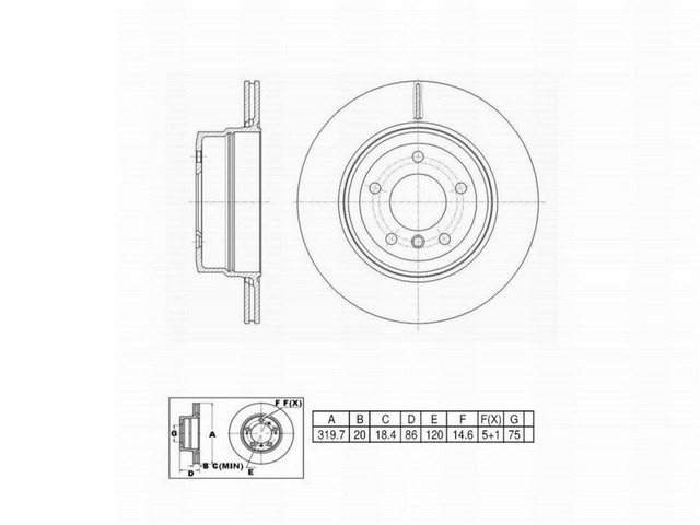 FVP Brake Drums & Rotors Disc Brake Rotor P/N:6621168