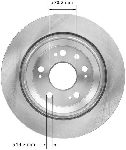 BENDIX PREMIUM DRUM AND ROTOR Disc Brake Rotor P/N:PRT5952