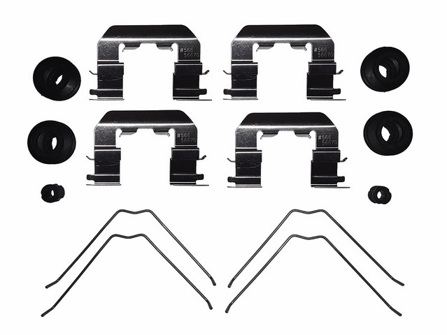 Better Brake Parts Disc Brake Hardware Kit P/N:13886K