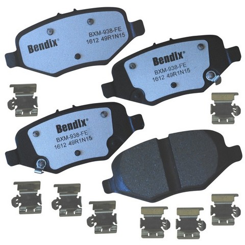 BENDIX FLEET METLOK Disc Brake Pad Set P/N:MKD1612FM