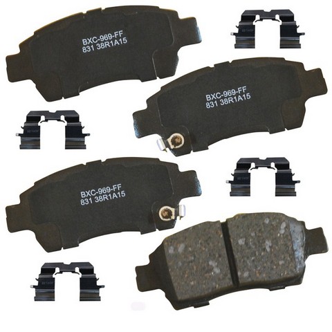 BENDIX PREMIUM Disc Brake Pad Set P/N:SBC831