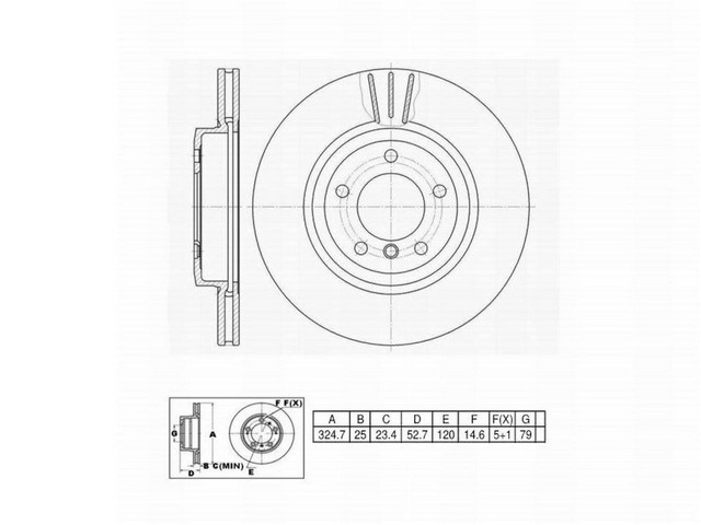 FVP Brake Drums & Rotors Disc Brake Rotor P/N:662911