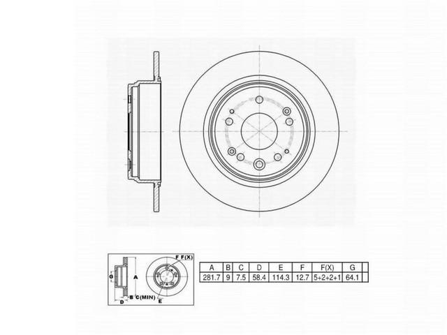 FVP Brake Drums & Rotors Disc Brake Rotor P/N:661649