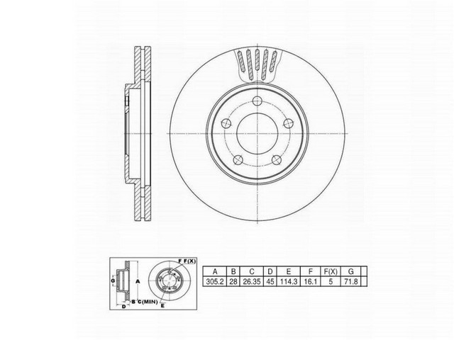 FVP Brake Drums & Rotors Disc Brake Rotor P/N:662771