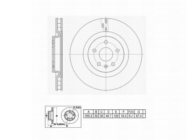 FVP Brake Drums & Rotors Disc Brake Rotor P/N:6621226