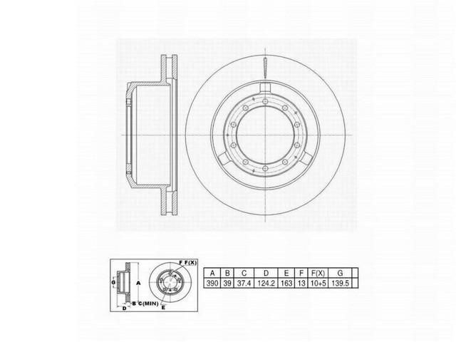 FVP Brake Drums & Rotors Disc Brake Rotor P/N:6672358