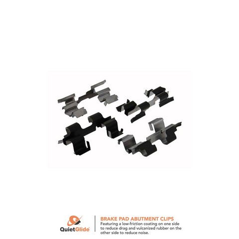 FVP Brake Hardware Disc Brake Caliper Abutment Service Kit,Disc Brake Hardware Kit P/N:FHP1158