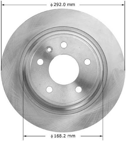 BENDIX PREMIUM DRUM AND ROTOR Disc Brake Rotor P/N:PRT6097