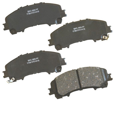 BENDIX PREMIUM Disc Brake Pad Set P/N:SBC1736