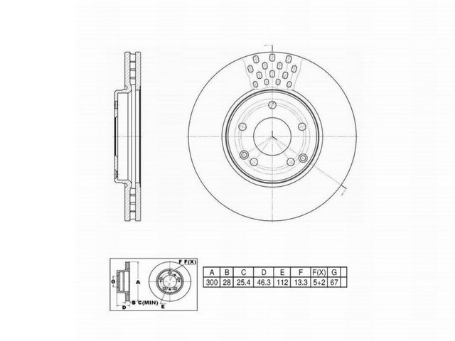 FVP Brake Drums & Rotors Disc Brake Rotor P/N:662474