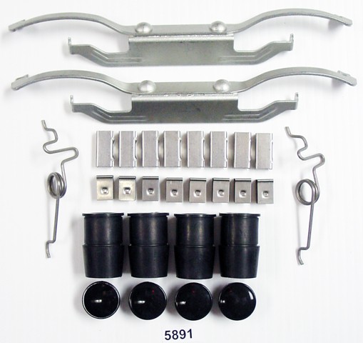 Better Brake Parts Disc Brake Hardware Kit P/N:5891K