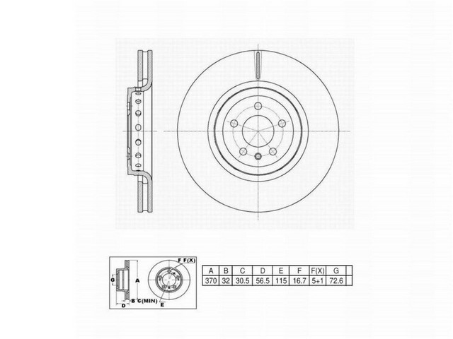 FVP Brake Drums & Rotors Disc Brake Rotor P/N:6621784