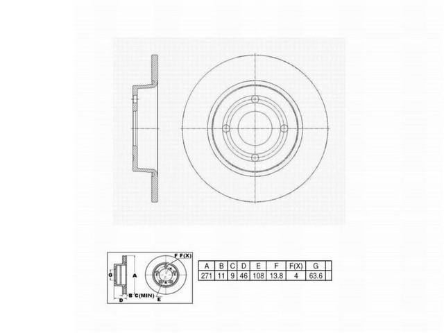 FVP Brake Drums & Rotors Disc Brake Rotor P/N:6612308