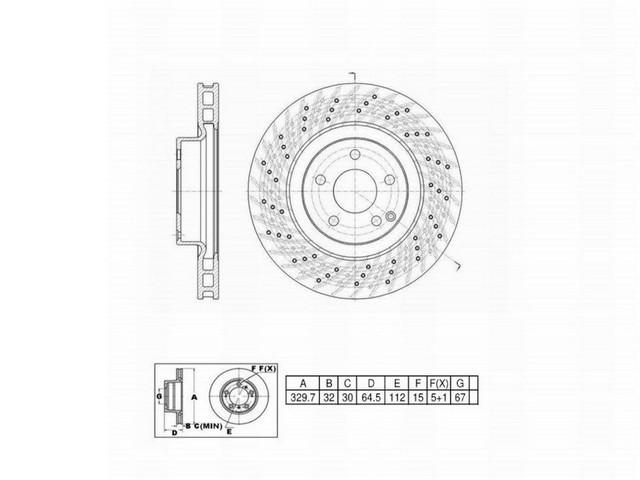 FVP Brake Drums & Rotors Disc Brake Rotor P/N:6621057DR