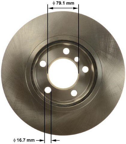 BENDIX PREMIUM DRUM AND ROTOR Disc Brake Rotor P/N:PRT6162