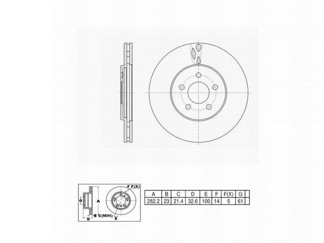 FVP Brake Drums & Rotors Disc Brake Rotor P/N:662382