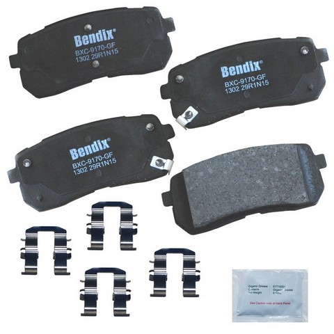 BENDIX PRIORITY 1 Disc Brake Pad Set P/N:CFC1302