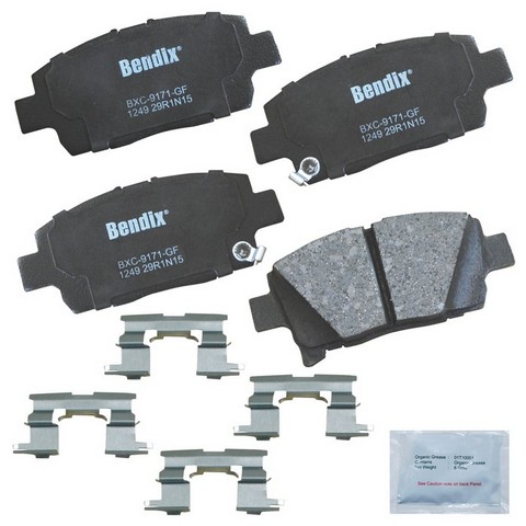 BENDIX PRIORITY 1 Disc Brake Pad Set P/N:CFC1249