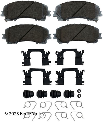 Beck/Arnley Disc Brake Pad Set P/N:085-6987