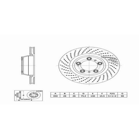 FVP Brake Drums & Rotors Disc Brake Rotor P/N:6622960DR