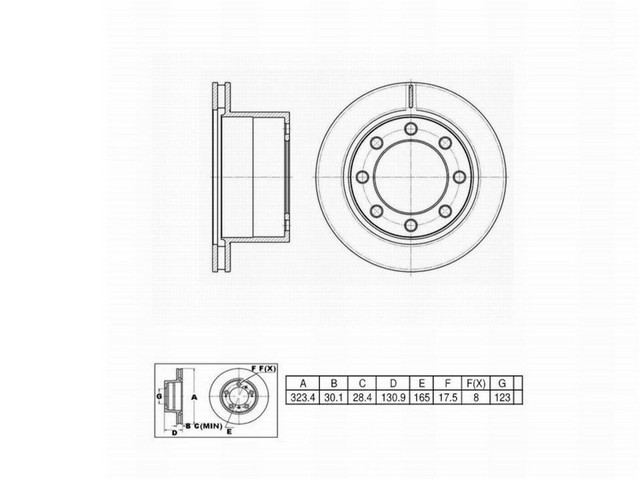 FVP Brake Drums & Rotors Disc Brake Rotor P/N:6620174
