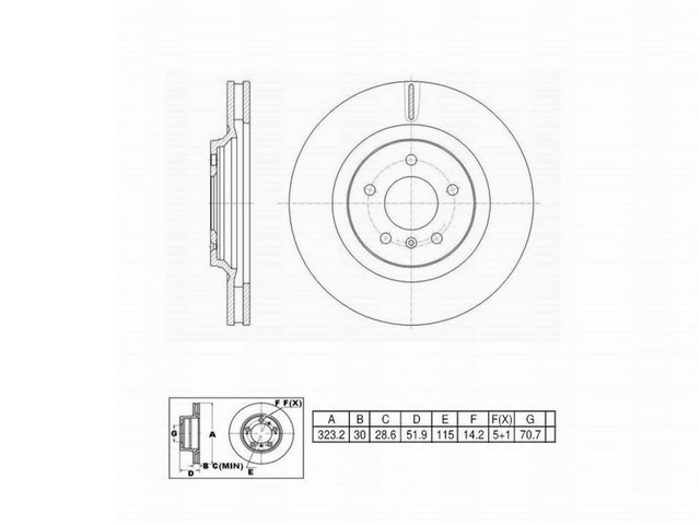 FVP Brake Drums & Rotors Disc Brake Rotor P/N:6620675