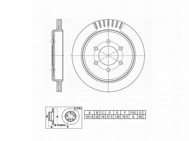 FVP Brake Drums & Rotors Disc Brake Rotor P/N:662894