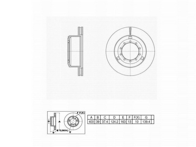 FVP Brake Drums & Rotors Disc Brake Rotor P/N:6672460