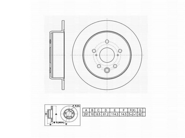 FVP Brake Drums & Rotors Disc Brake Rotor P/N:661749