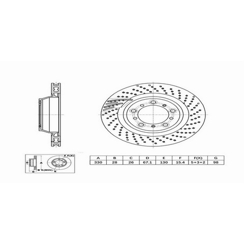 FVP Brake Drums & Rotors Disc Brake Rotor P/N:6622958DR