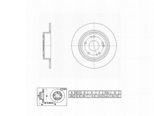 FVP Brake Drums & Rotors Disc Brake Rotor P/N:6612323