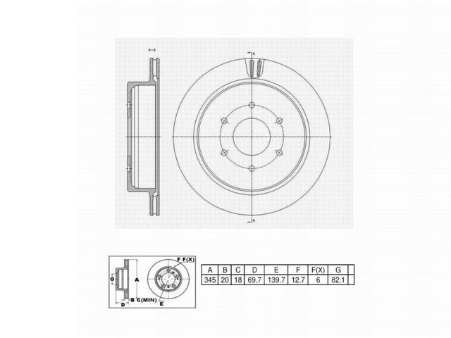 FVP Brake Drums & Rotors Disc Brake Rotor P/N:6622057