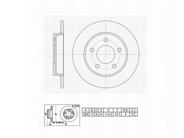 FVP Brake Drums & Rotors Disc Brake Rotor P/N:661648