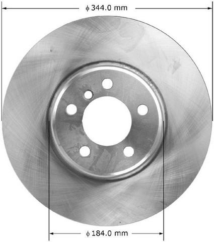 BENDIX PREMIUM DRUM AND ROTOR Disc Brake Rotor P/N:PRT5599