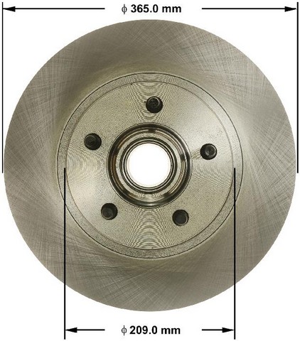 BENDIX PREMIUM DRUM AND ROTOR Disc Brake Rotor P/N:PRT6187