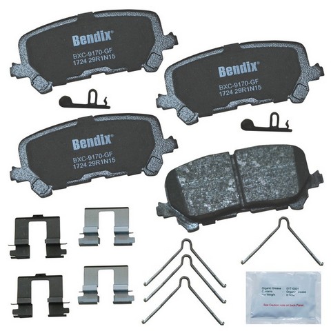 BENDIX PRIORITY 1 Disc Brake Pad Set P/N:CFC1724