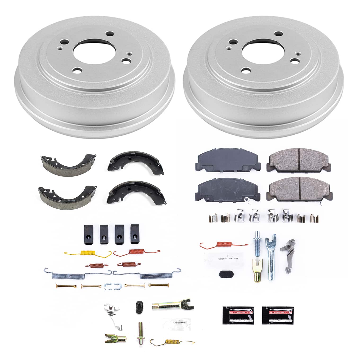 PowerStop Disc Brake Pad and Rotor / Drum Brake Shoe and Drum Kit P/N:KOE15508DK