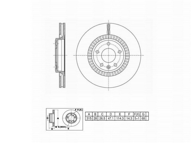 FVP Brake Drums & Rotors Disc Brake Rotor P/N:6621024